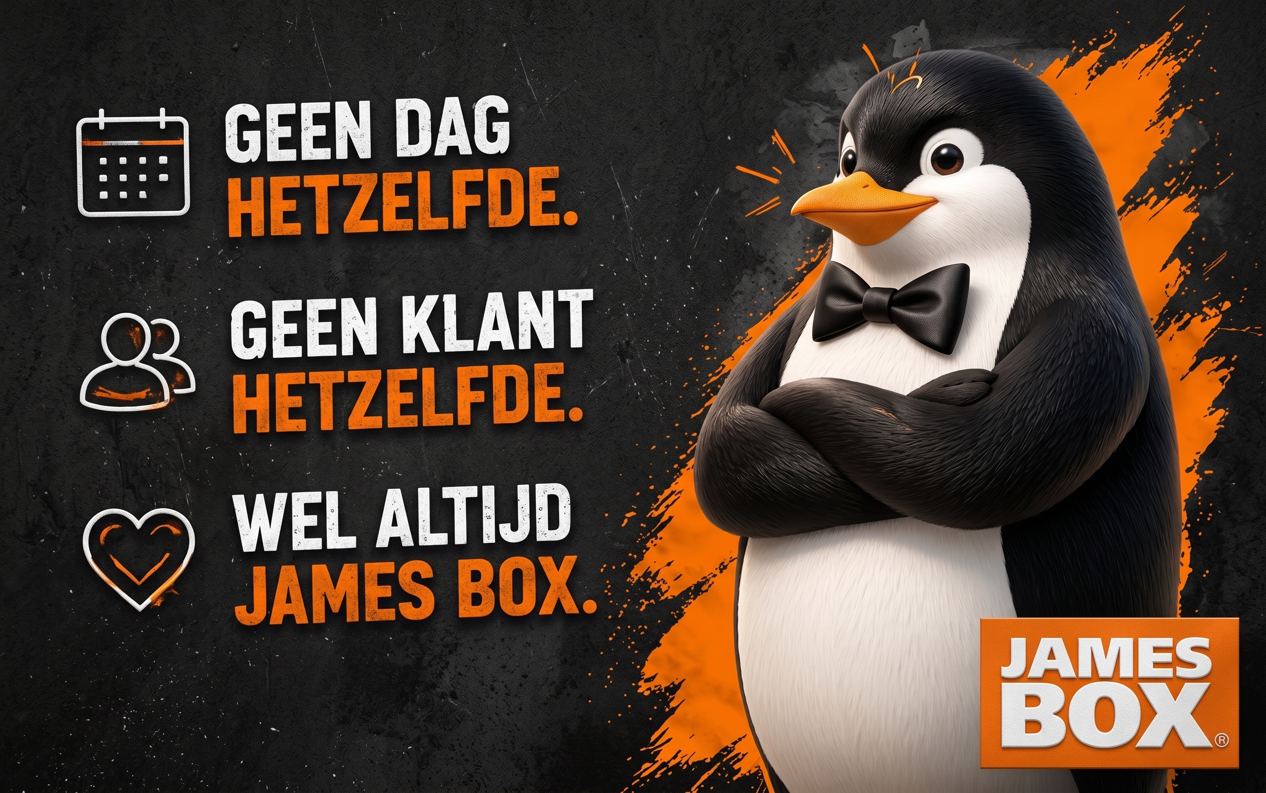 Geen dag hetzelfde, geen klant hetzelfde, wel altijd James Box